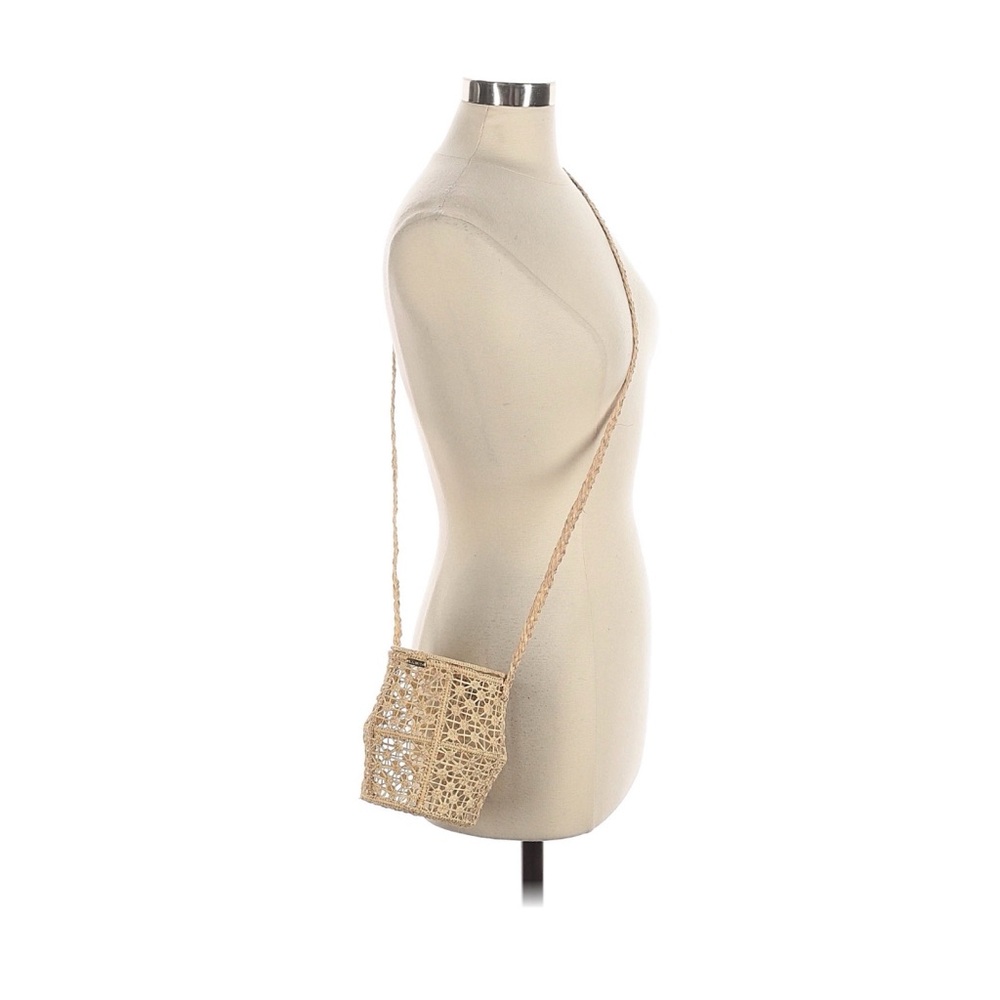 KAANAS Jerico Straw Woven Crossbody Bucket Bag Anthropologie